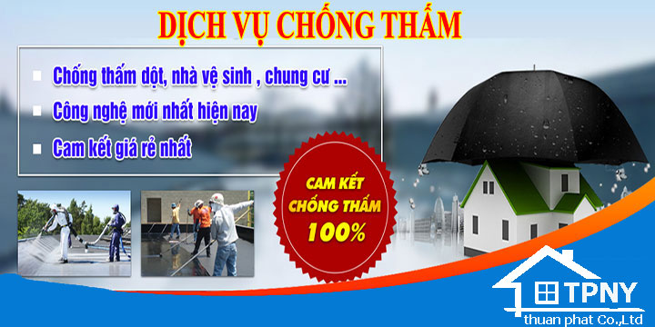 Chuyên dịch vụ chống thấm giá rẻ tại TPHCM